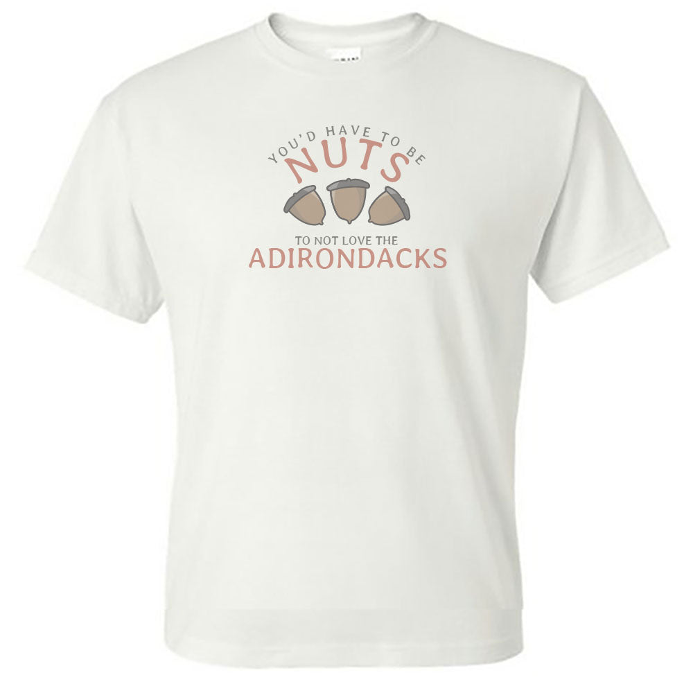 Nuts Not To Love The Adirondacks Funny Vintage Print Unisex Tee Shirt