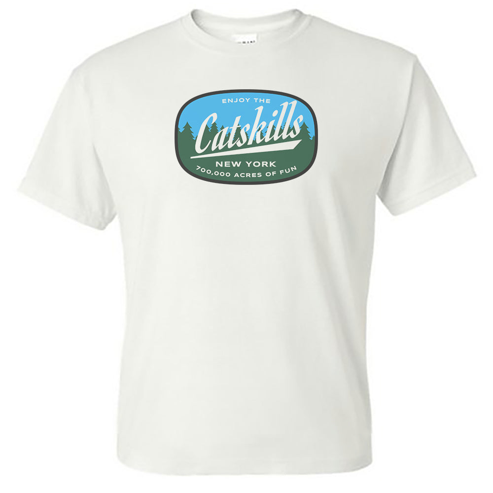 Enjoy The Catskills Upstate NY Vintage Design Unisex Tee Shirt