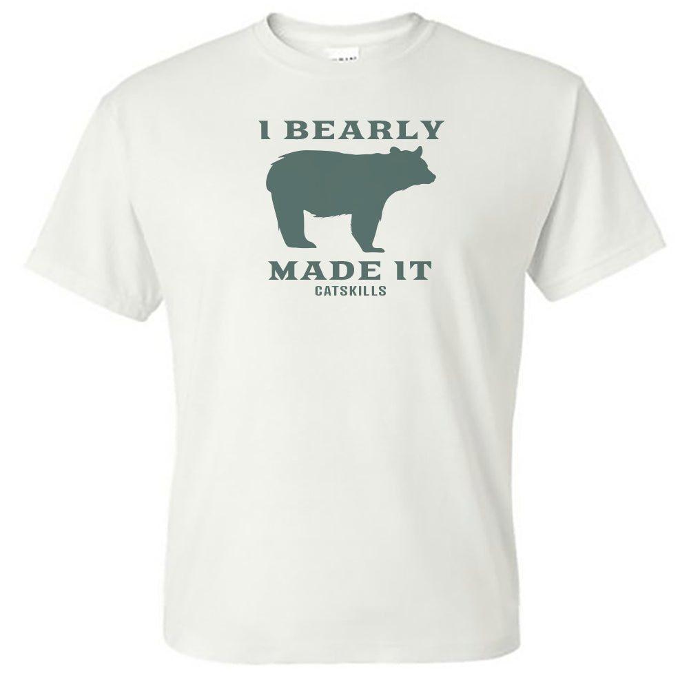 I Bearly Made It Funny Catskills Unisex Tee Shirt