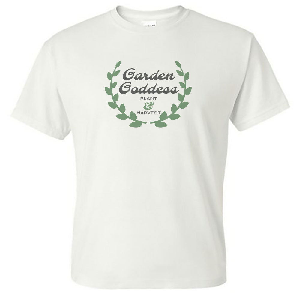 Garden Goddess Themed Vintage Design Unisex Tee Shirt