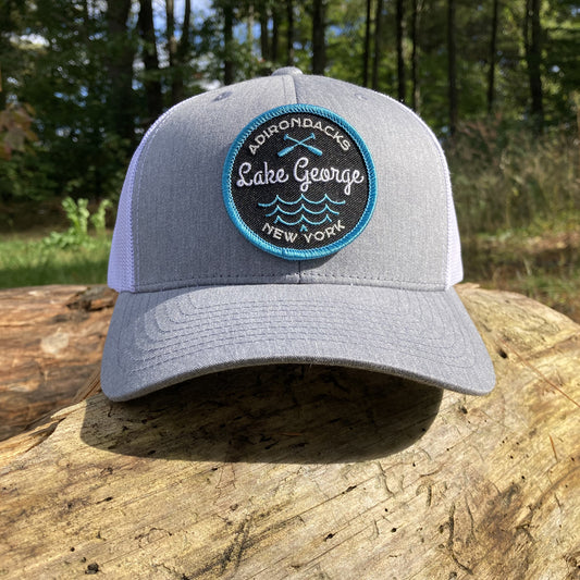 Lake George Nautical Patch Retro Trucker Cap